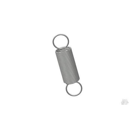 Approved Vendor Extension Spring, O=1.125, L= 4.50, W= .085 G809968676